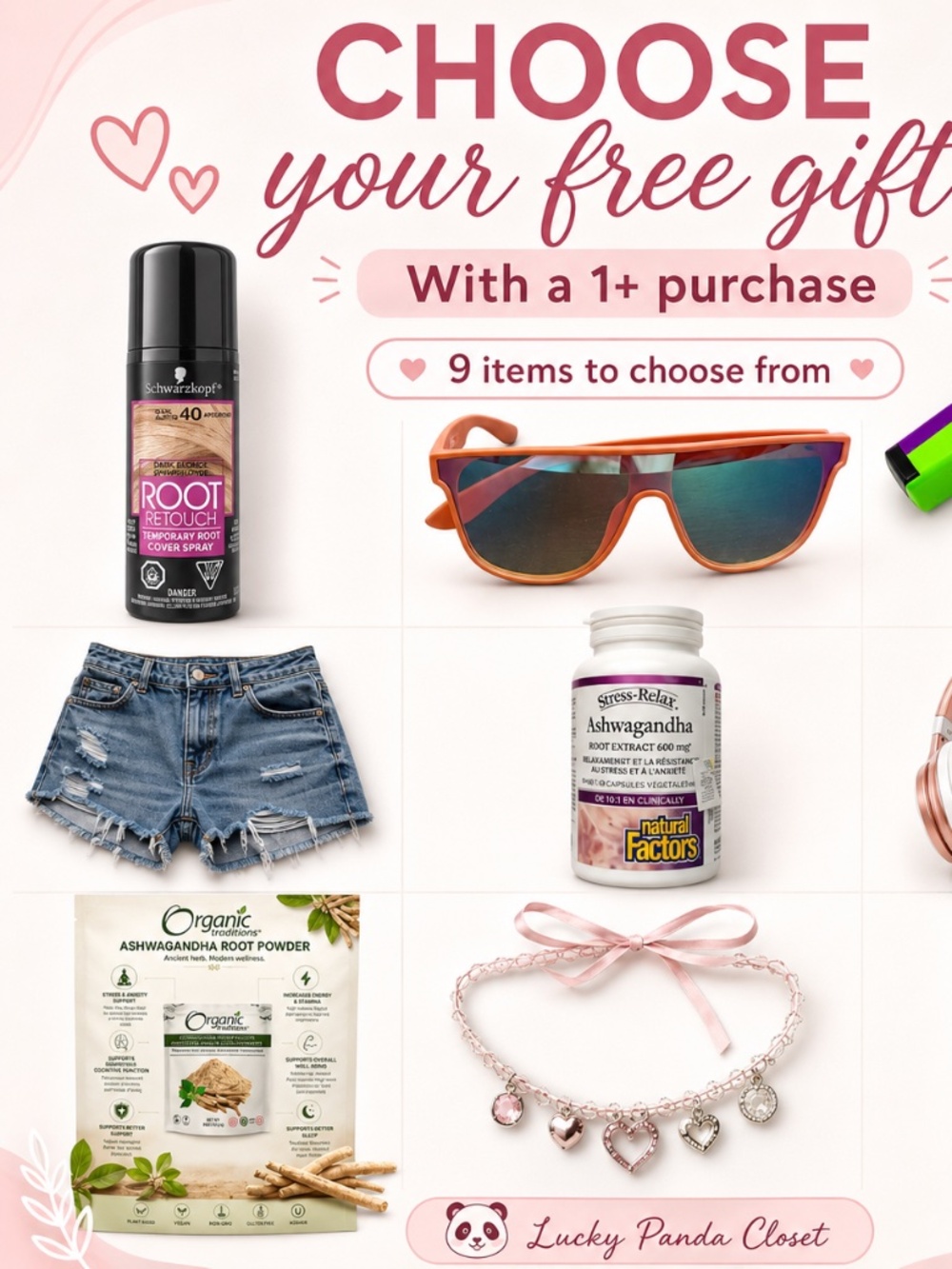 CHOOSE YOUR GIFT WITH 1 purchase+